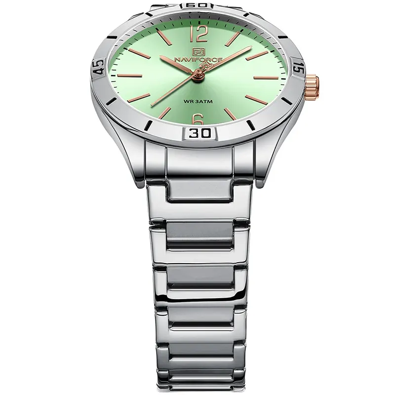 Naviforce NF5029 Fashion Green Dial Ladies Watch